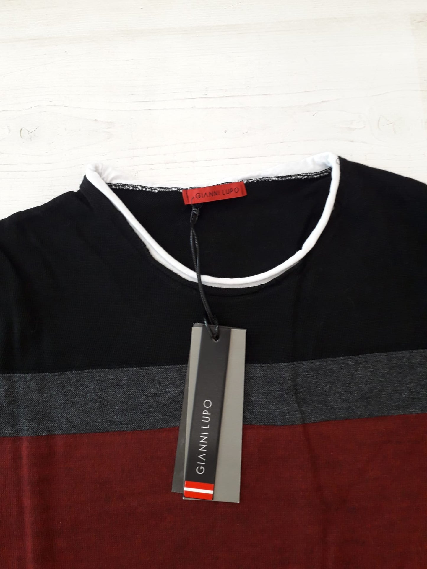 MAGLIA UOMO GIANNI LUPO a righe