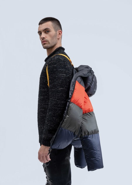 SCONTO 50%   (€110.00)    GIUBBOTTO UOMO GIANNI LUPO BICOLORE