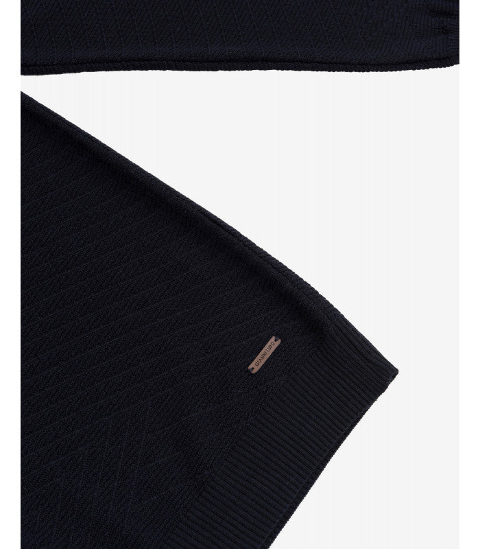 MAGLIA UOMO GIANNI LUPO misto lana con lavorazione geometrica